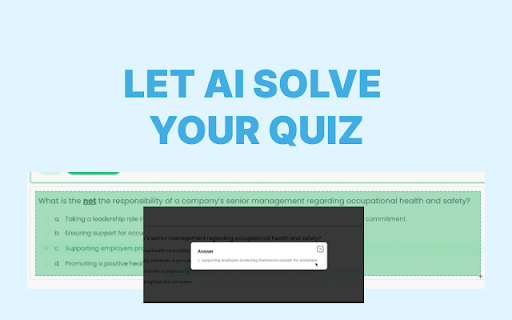 AI Quiz Solver - Solve Your Quiz Easily
