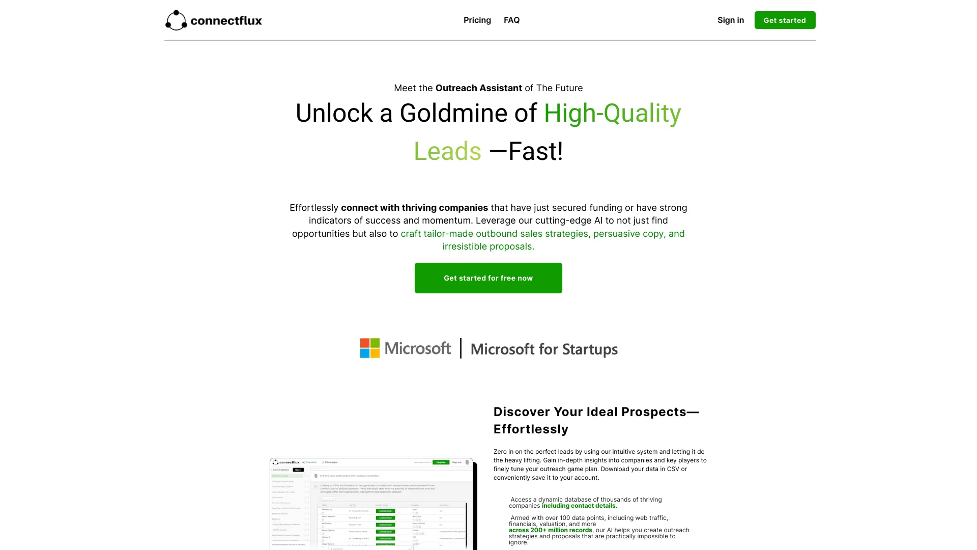Outreach AI Assistant - ConnectFlux.ai